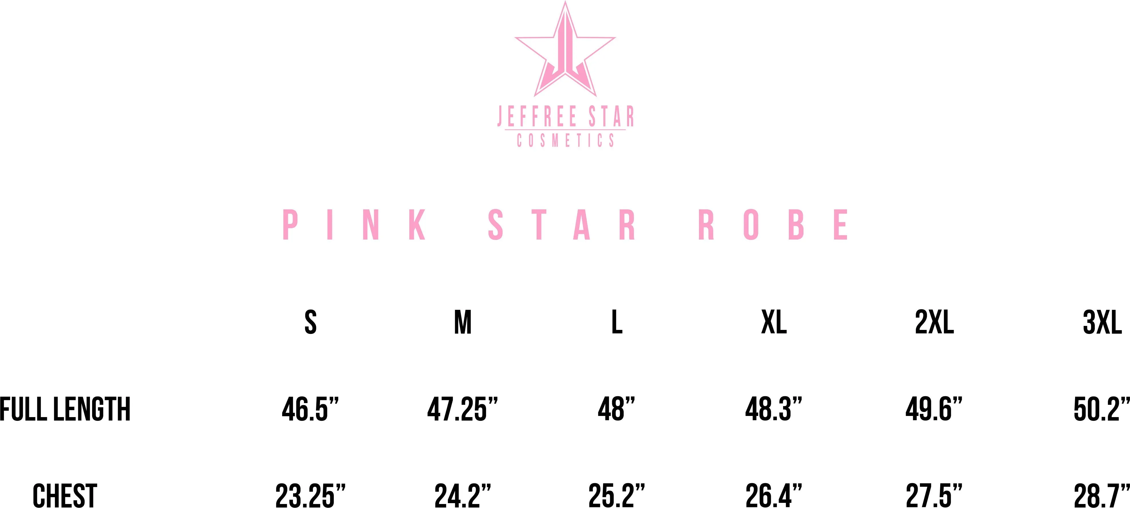 Pink Star Robe