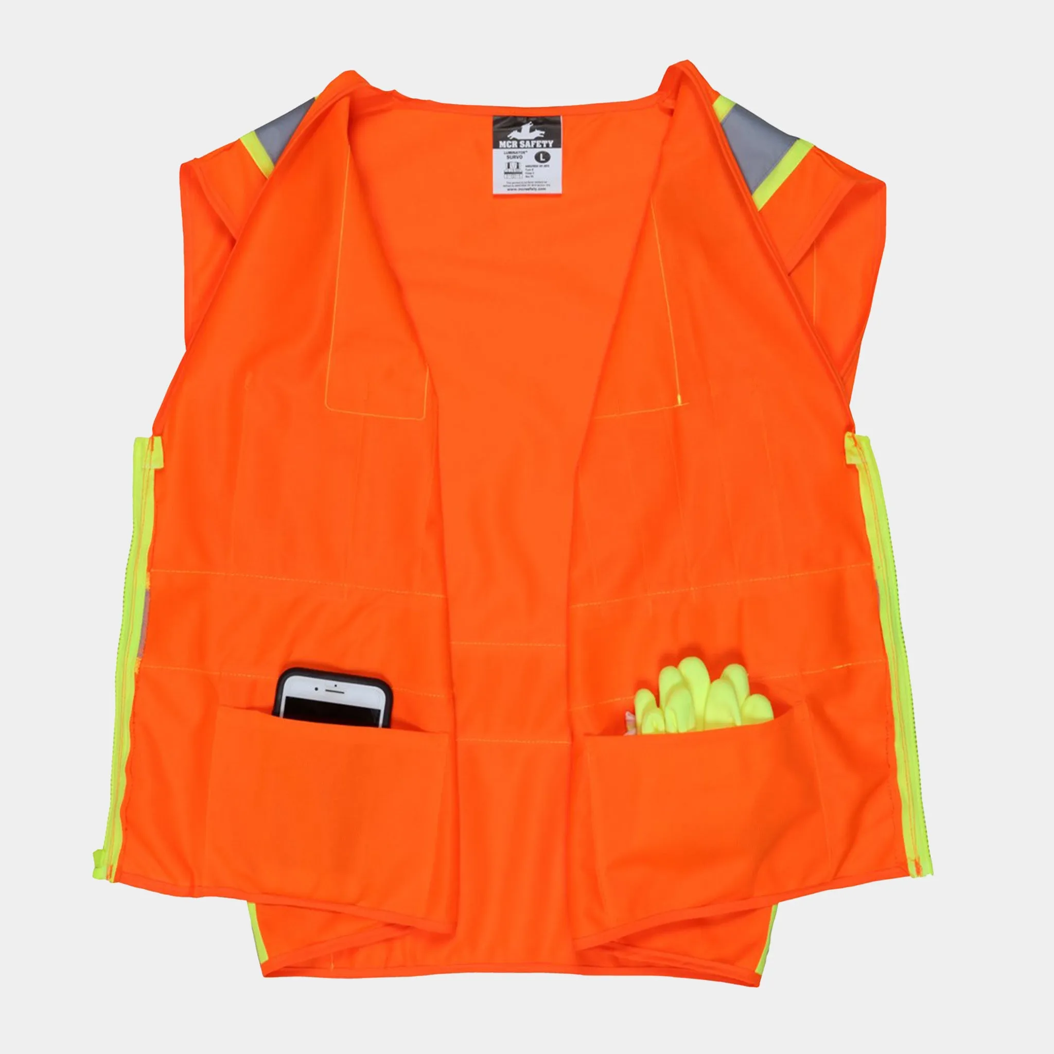 Premium Solid Surveyor Safety Vest