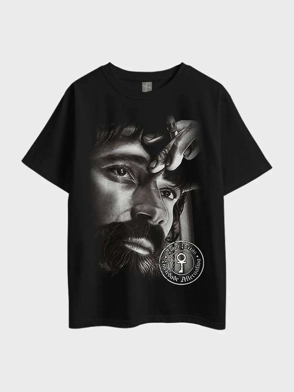 Raul Seixas Brazilian Musician Printed Metal Oversized Mens Tee In Lowest Price At Legacy Boutiques BD