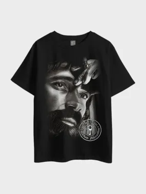 Raul Seixas Brazilian Musician Printed Metal Oversized Mens Tee In Lowest Price At Legacy Boutiques BD
