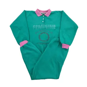 Retro 90s Cotton Sweatsuit - Women/S