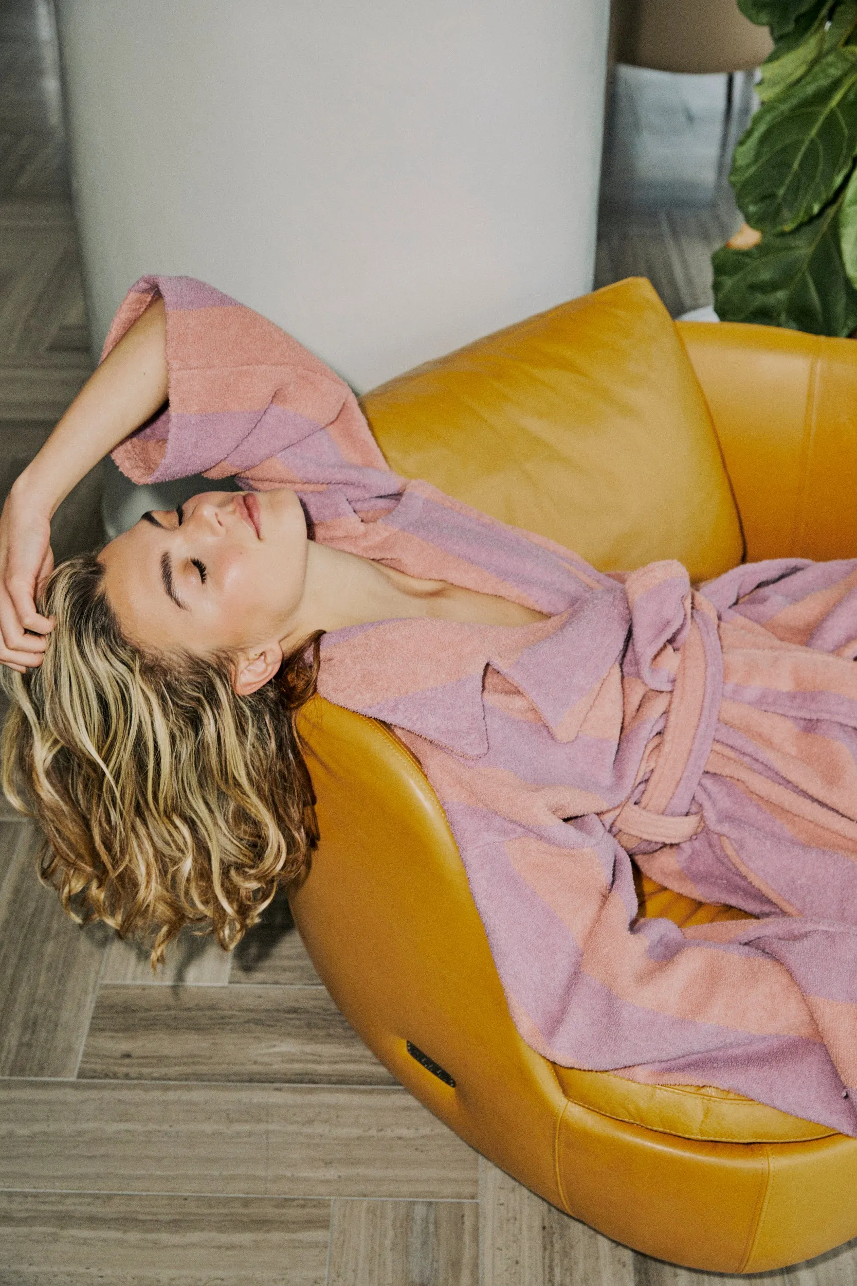 Robe - Bloom Stripes