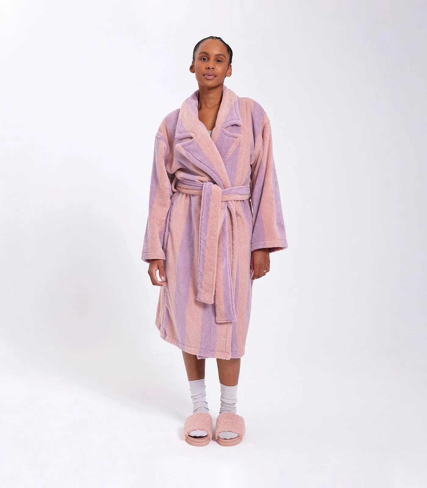 Robe - Bloom Stripes