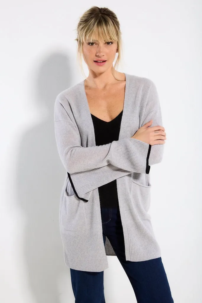 Silver Mist Love Cashmere Cardigan