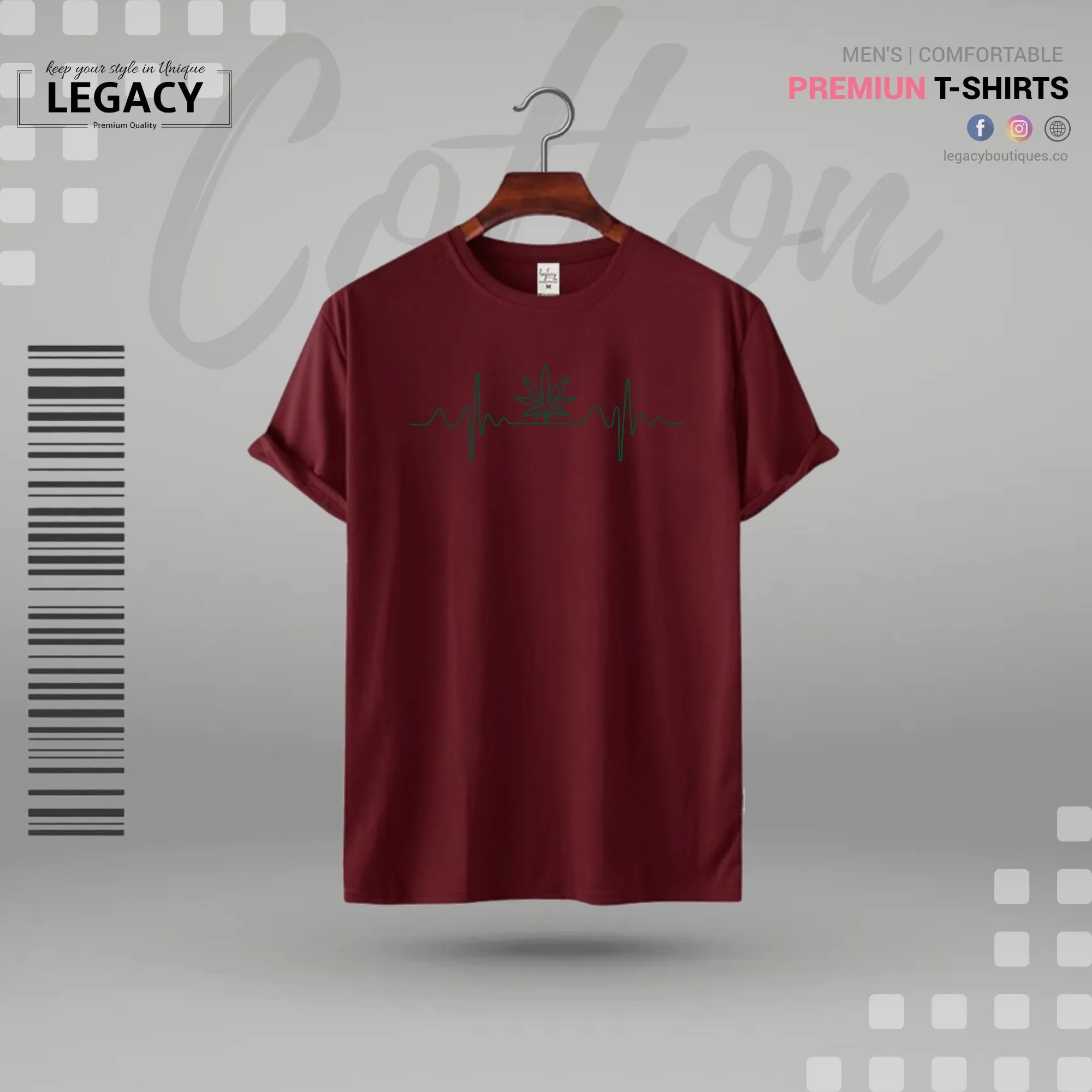 Simple Printed Men Premium Cotton T Shirt