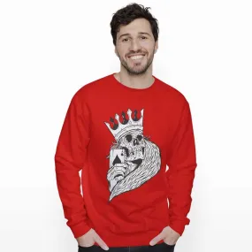 Skeleton King Poker Sweatshirt