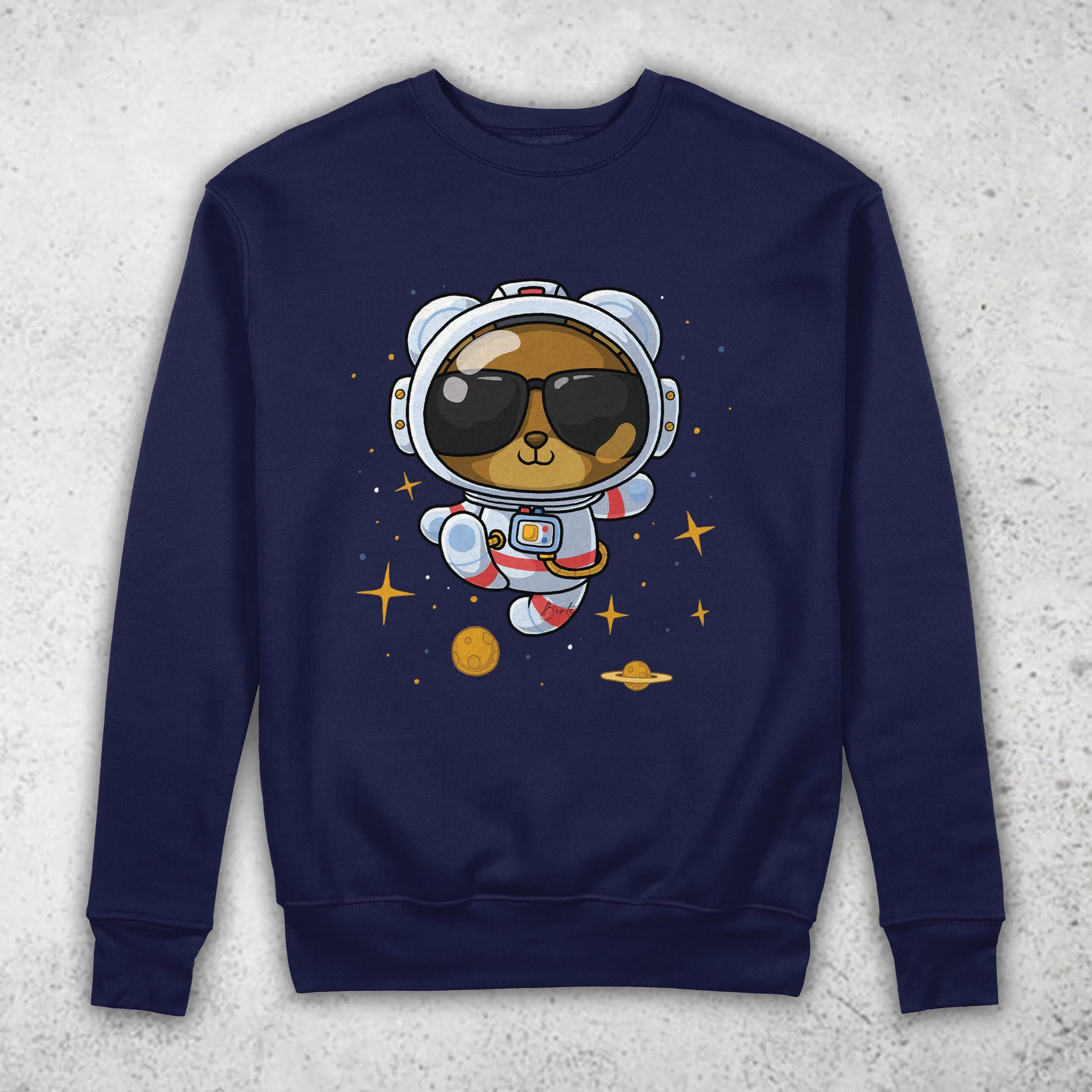 Space Baby Pullover Sweatshirt by Berts