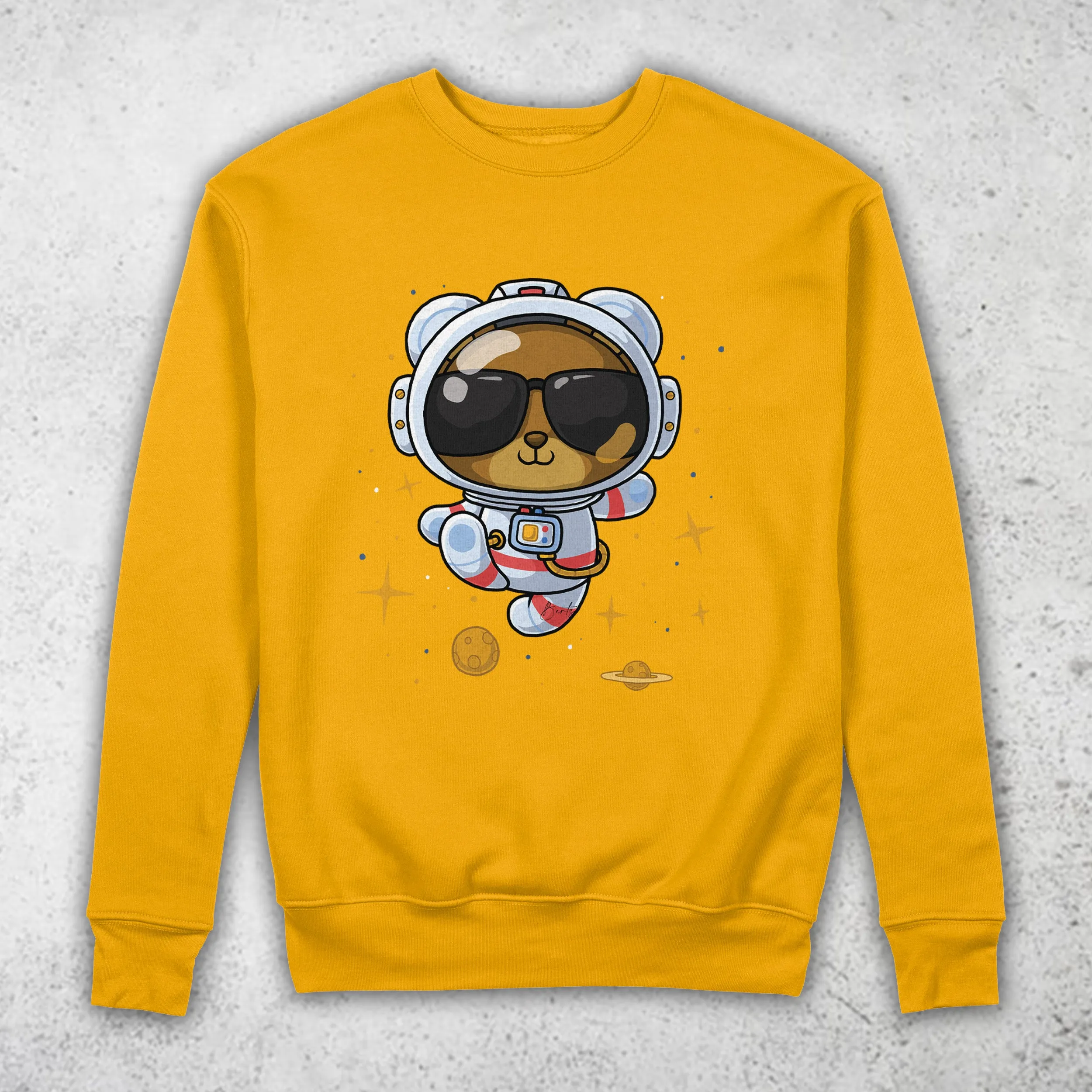 Space Baby Pullover Sweatshirt by Berts