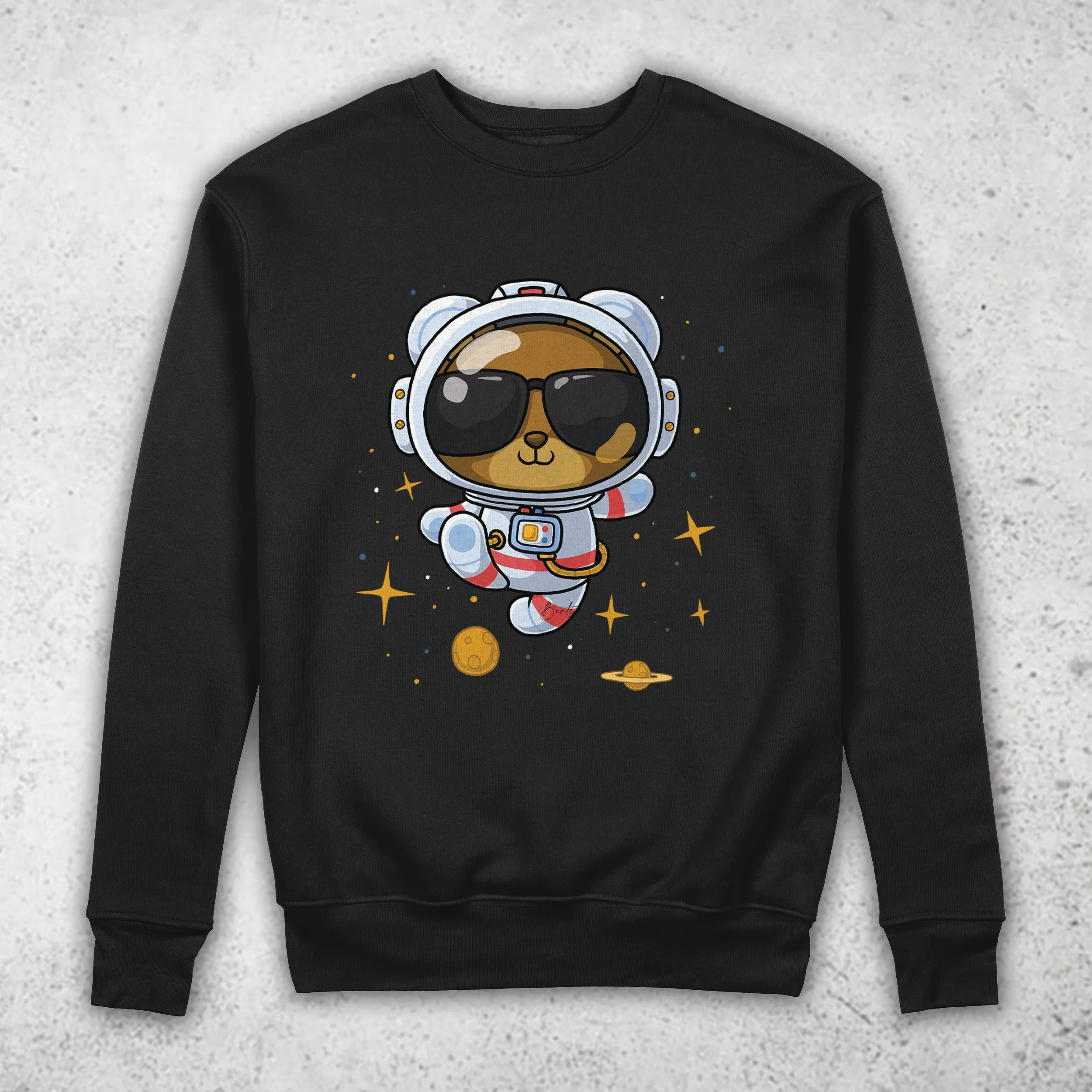 Space Baby Pullover Sweatshirt by Berts