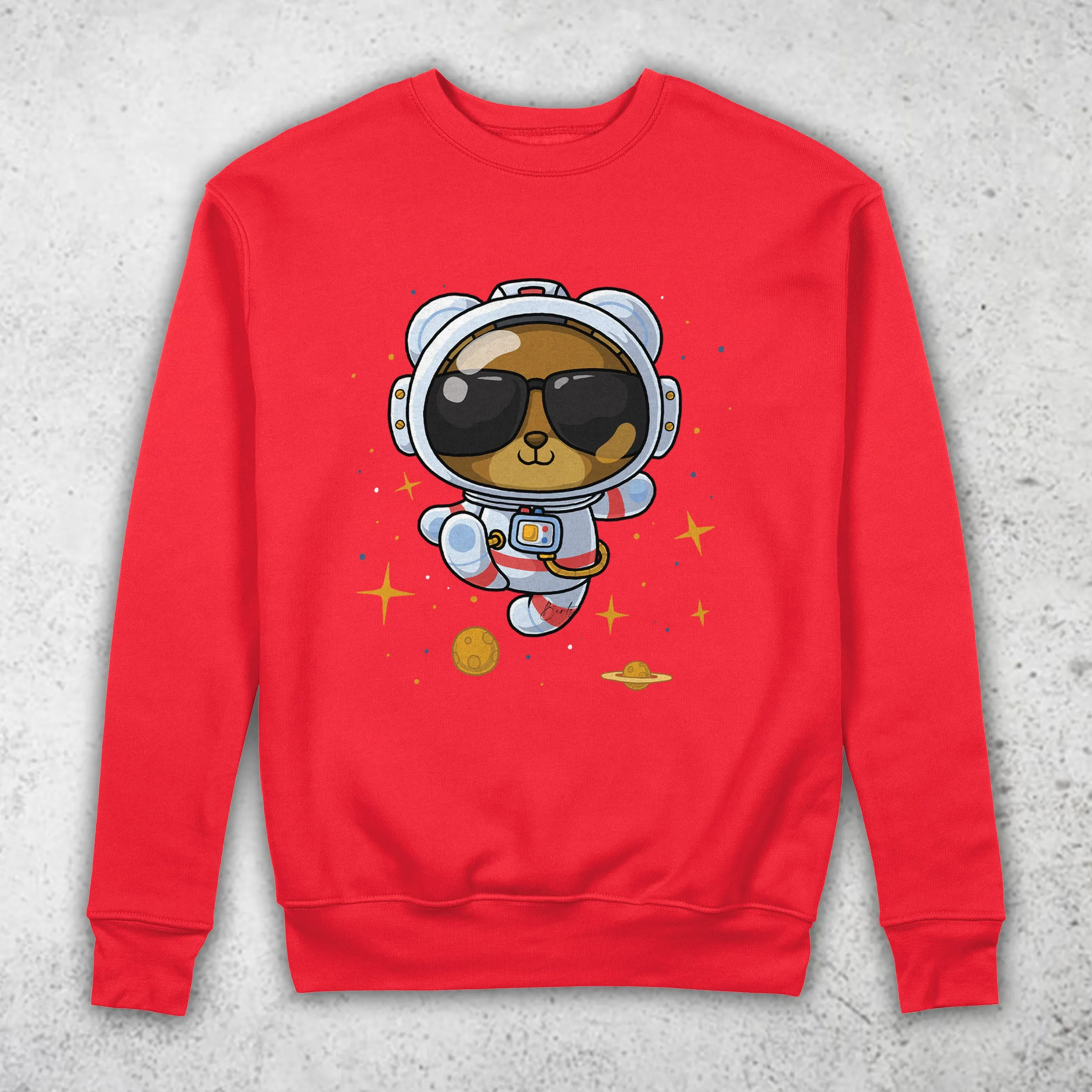 Space Baby Pullover Sweatshirt by Berts