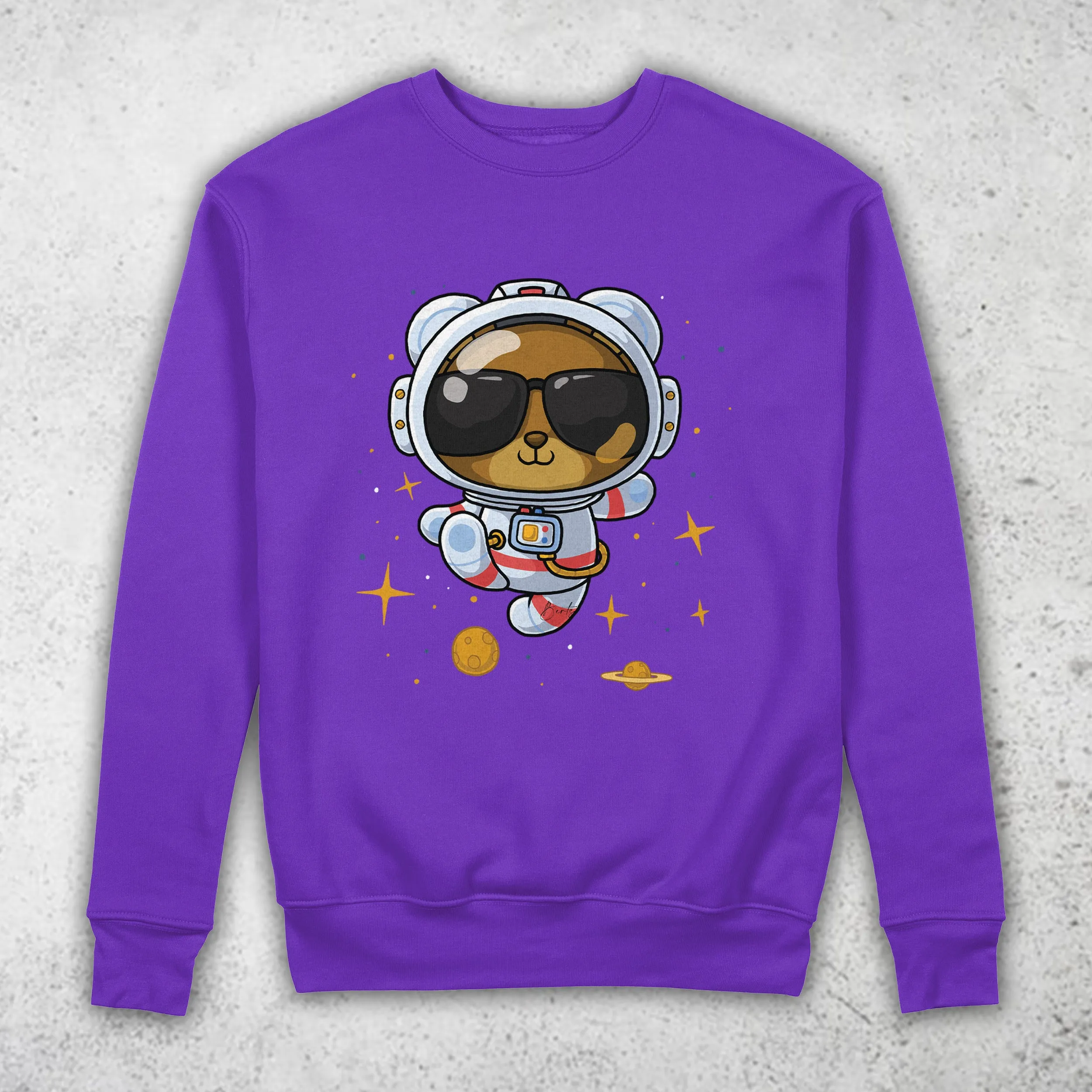 Space Baby Pullover Sweatshirt by Berts