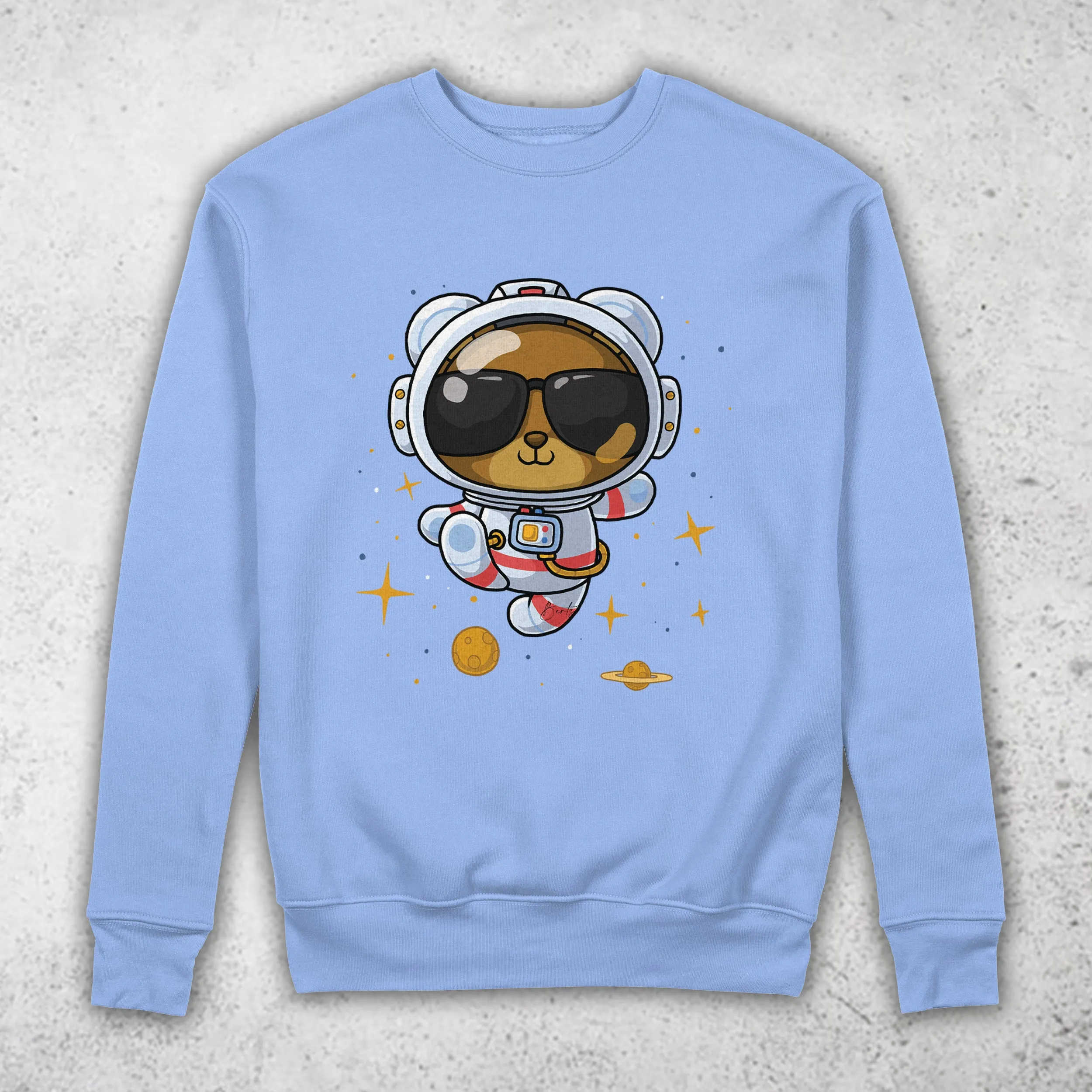 Space Baby Pullover Sweatshirt by Berts