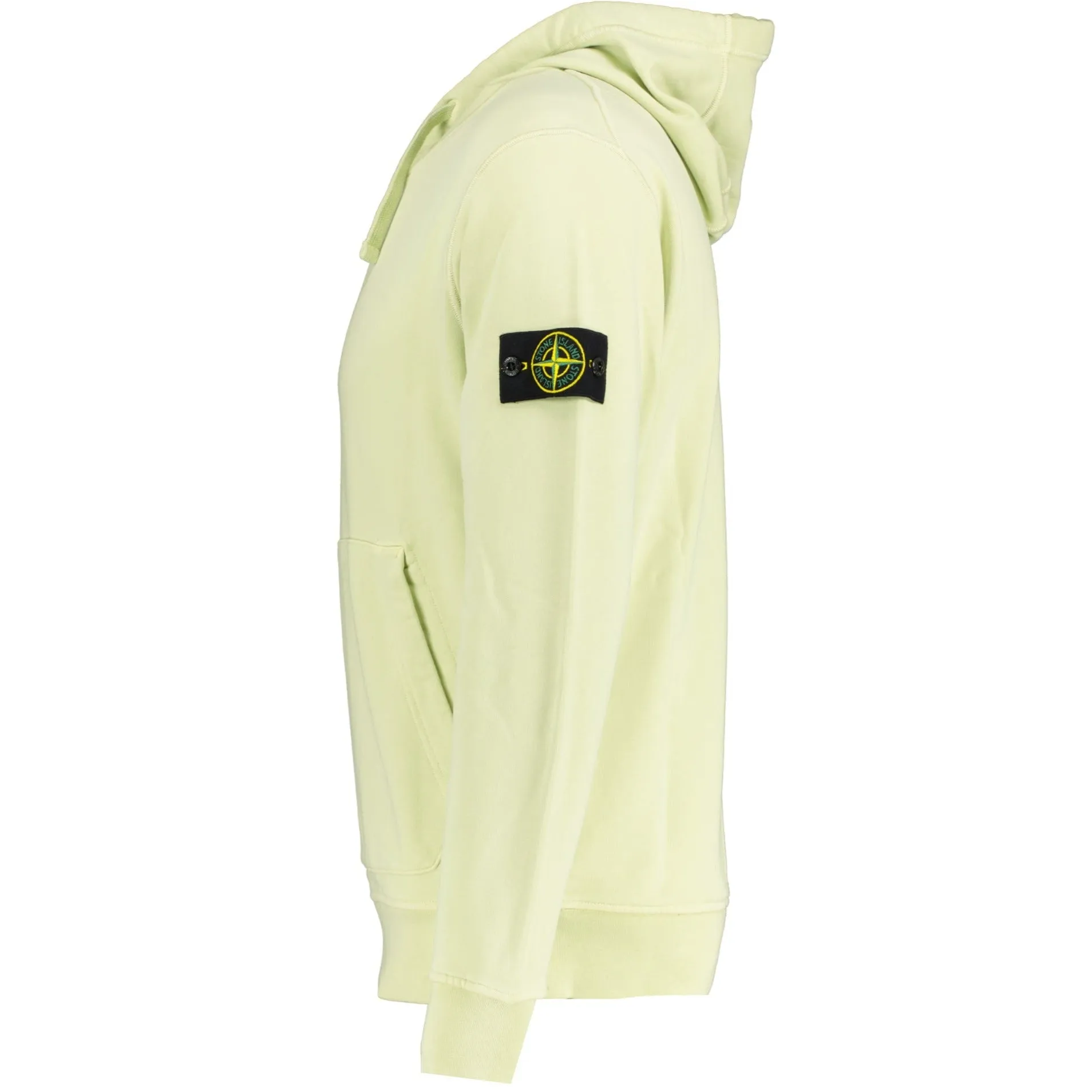 Stone Island Cotton Hooded Sweatshirt Mint