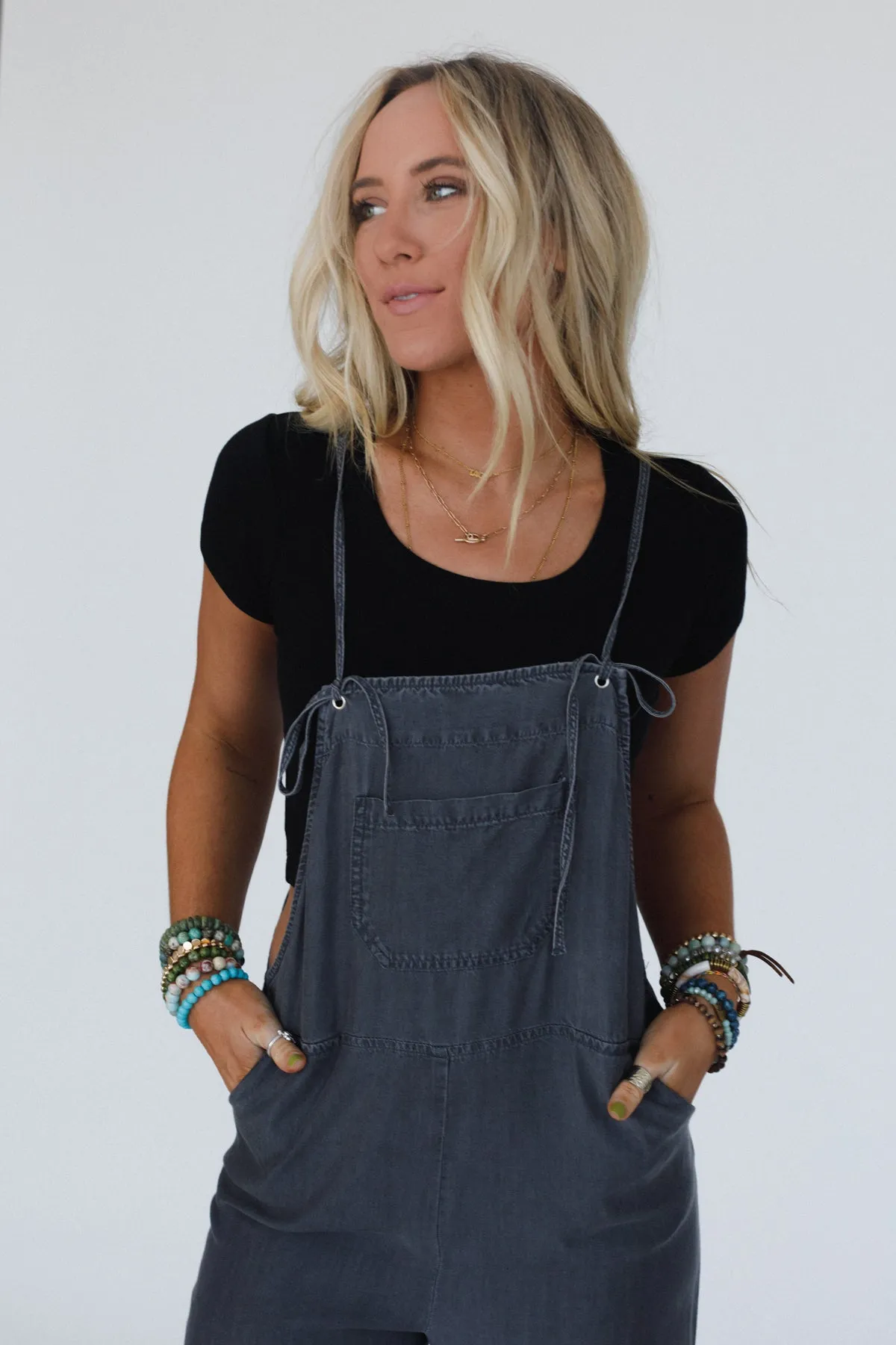 Sunset Bound Jumpsuit - Black