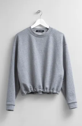 SWEATSHIRT WITH ADJUSTABLE HEM