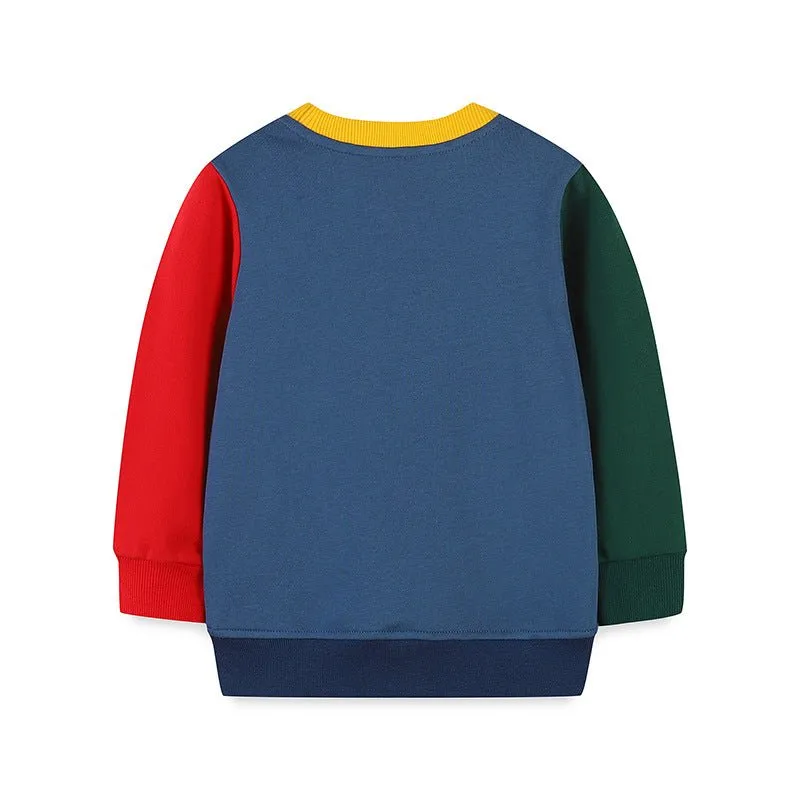 Toddler/Kid Festive Christmas Santa Colorful Sweatshirt