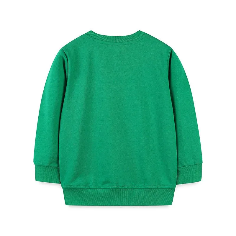 Toddler/Kid's Cool Moose Design Holiday Sweatshirt