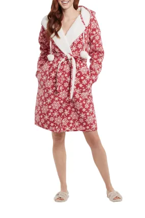 Tribal Reversible Robe 7243O-4515-2912 Christmas Red