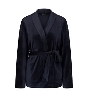 TRIUMPH Sensual Velour Robe Top and Wide Leg Trousers Set