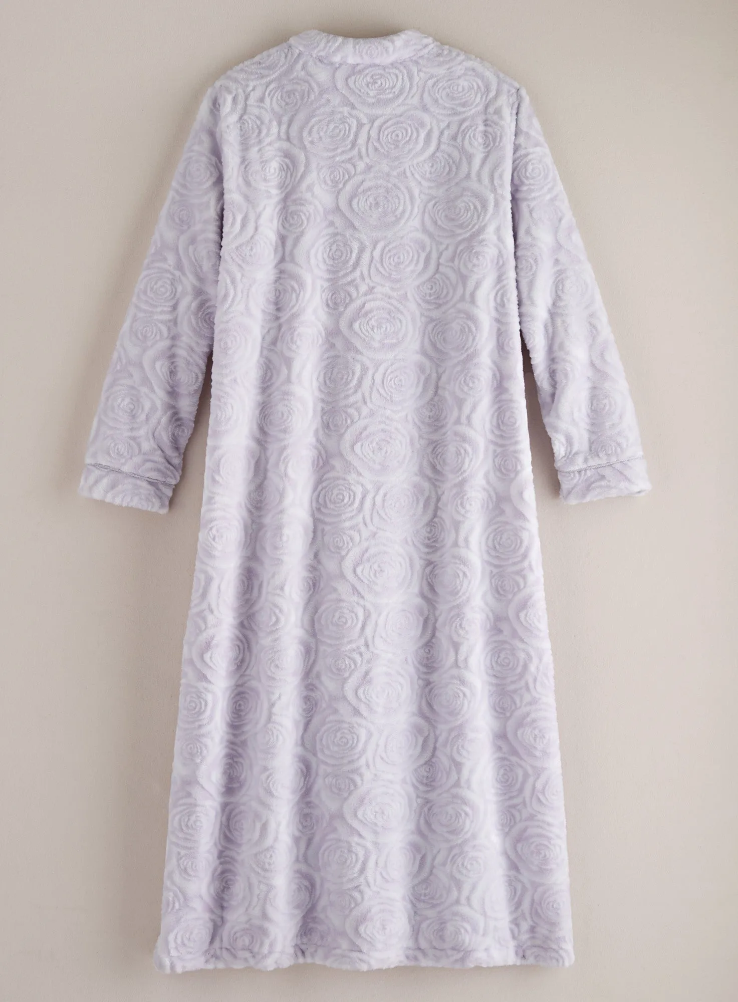 Velour Embossed Rose Robe FINAL SALE (No Returns)