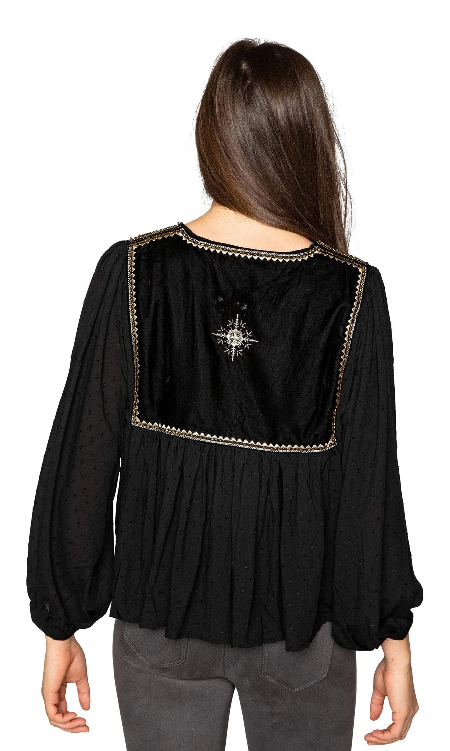 Velvet by Graham & Spencer Nixi Embellished Drape Jacket