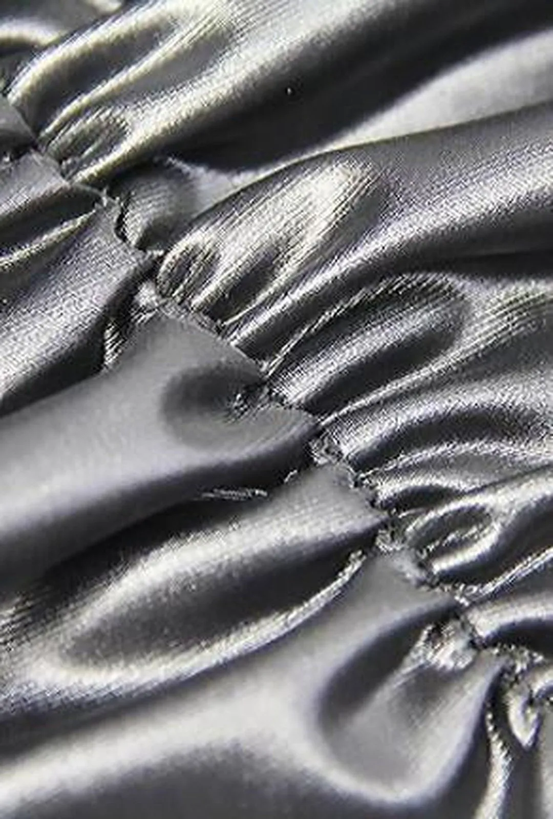 YANNE - LEATHERETTE DRESS